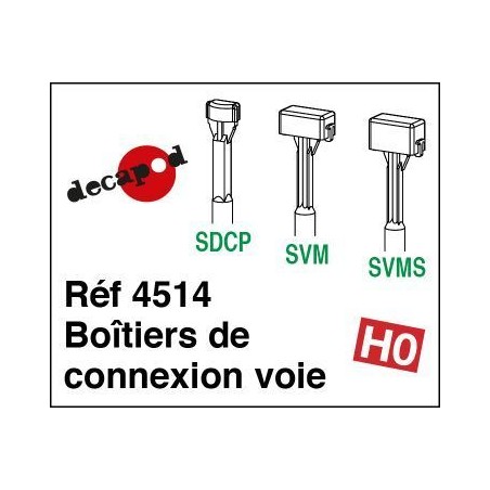 BOITIERS de connexion voie