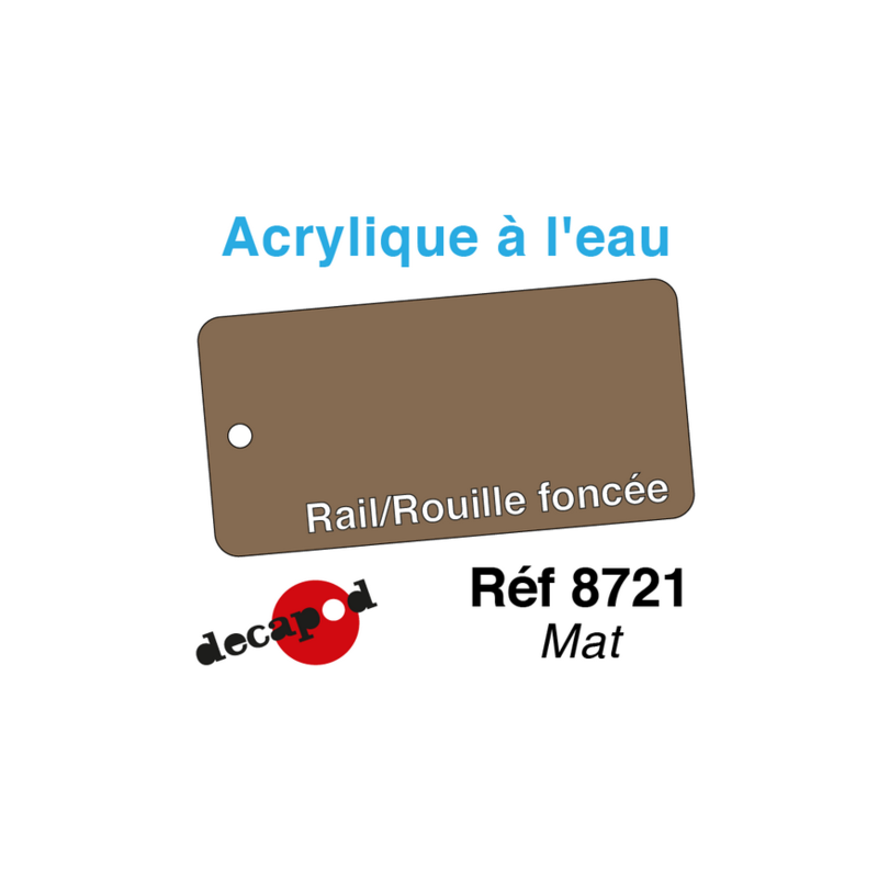 PEINTURE ACRYLIQUE RAIL/ROUILLE foncé mat