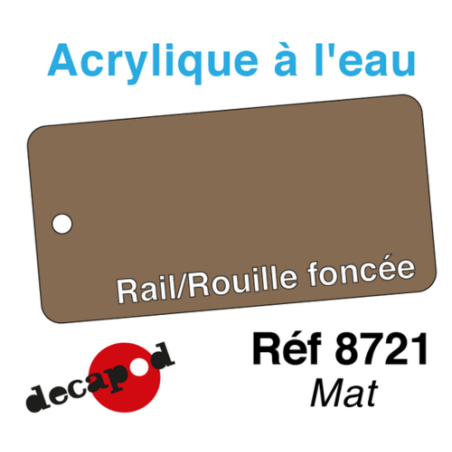 PEINTURE ACRYLIQUE RAIL/ROUILLE foncé mat