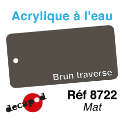 PEINTURE ACRYLIQUE BRUN...