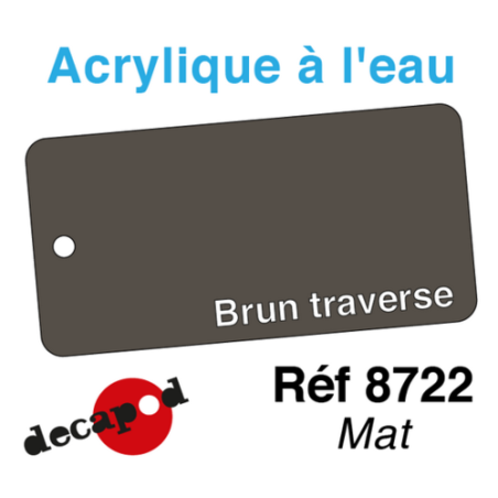 PEINTURE ACRYLIQUE BRUN TRAVERSE mat