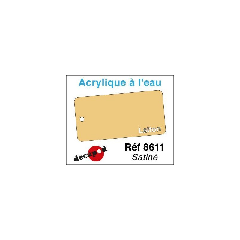 PEINTURE ACRYLIQUE LAITON satiné