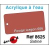 PEINTURE acrylique ROUGE WAGON 606 satiné
