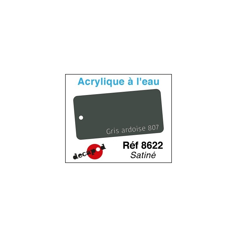 PEINTURE acrylique GRIS ARDOISE 807 satiné
