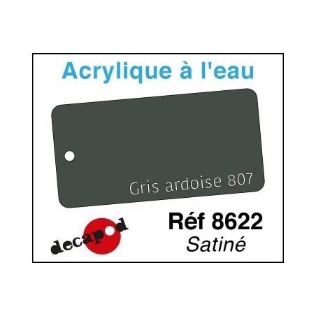 PEINTURE acrylique GRIS ARDOISE 807 satiné