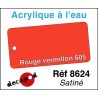 PEINTURE acrylique ROUGE VERMILLON 605 satiné