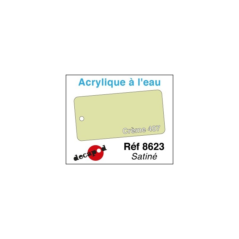 PEINTURE acrylique CRÈME 407 satiné