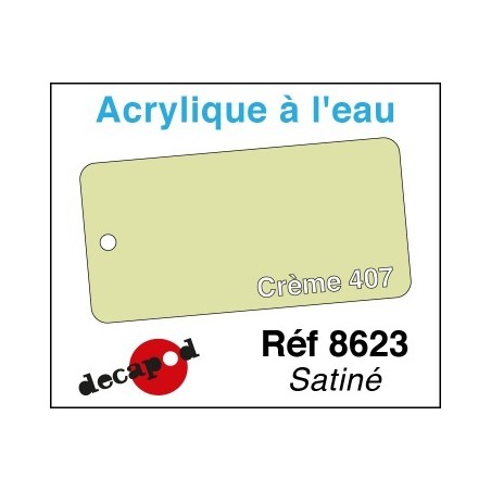 PEINTURE acrylique CRÈME 407 satiné