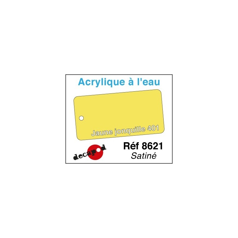 PEINTURE acrylique JAUNE JONQUILLE 401 satiné