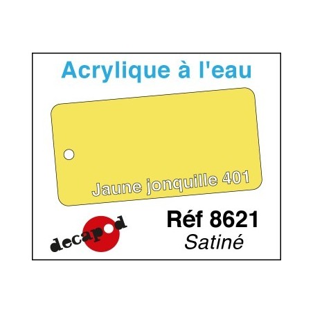 PEINTURE acrylique JAUNE JONQUILLE 401 satiné
