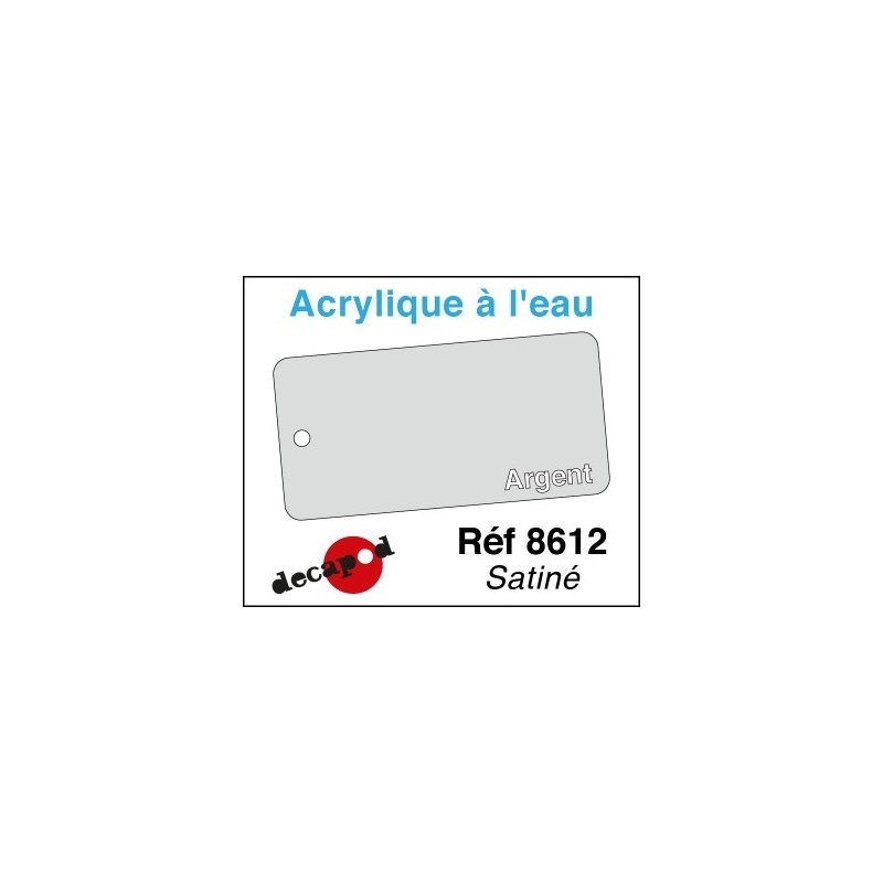 PEINTURE acrylique ARGENT satiné