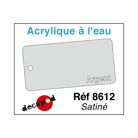 PEINTURE acrylique ARGENT satiné