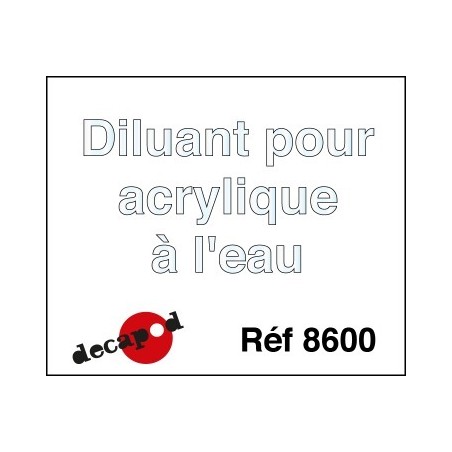 DILUANT pour peinture acrylique à l'eau