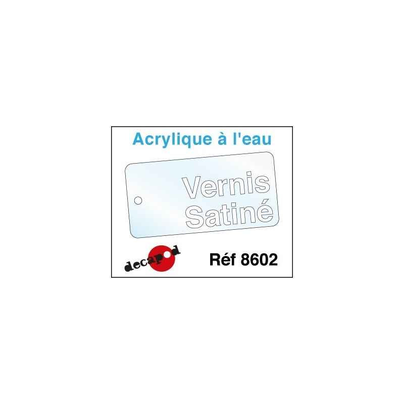 VERNIS acrylique à l'eau satiné