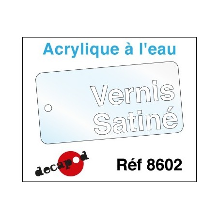 VERNIS acrylique à l'eau satiné