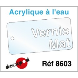 VERNIS acrylique à l'eau mat