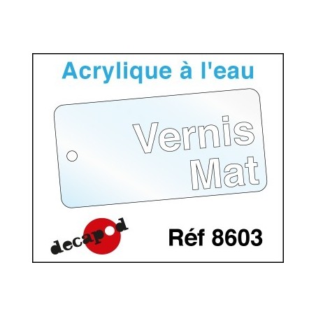 VERNIS acrylique à l'eau mat