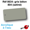 Peinture acrylique à l'eau gris béton 804 (satiné)