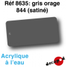 Peinture acrylique à l'eau gris orage 844 (satiné)