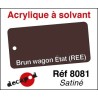 PEINTURE ACRYLIQUE À SOLVANT BRUN WAGON ÉTAT (REE) satiné