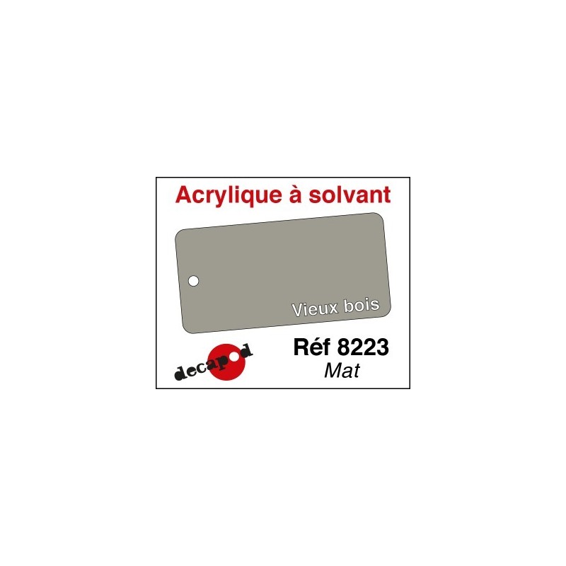 PEINTURE ACRYLIQUE AÀ SOLVANT VIEUX BOIS mat