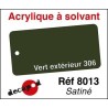 PEINTURE acrylique à solvant  VERT extérieur 306 satiné