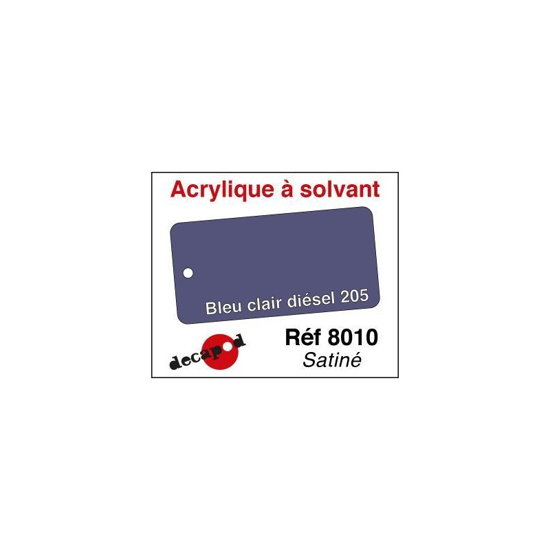 PEINTURE BLEU CLAIR DIESEL 205 satiné