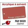 PEINTURE ROUGE WAGON 606 satiné