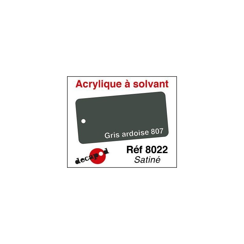 PEINTURE GRIS ARDOISE 807 satiné