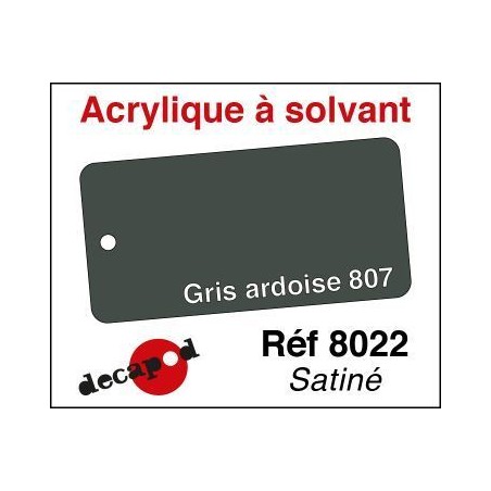 PEINTURE GRIS ARDOISE 807 satiné