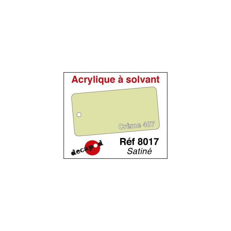 PEINTURE CRÈME 407 satiné