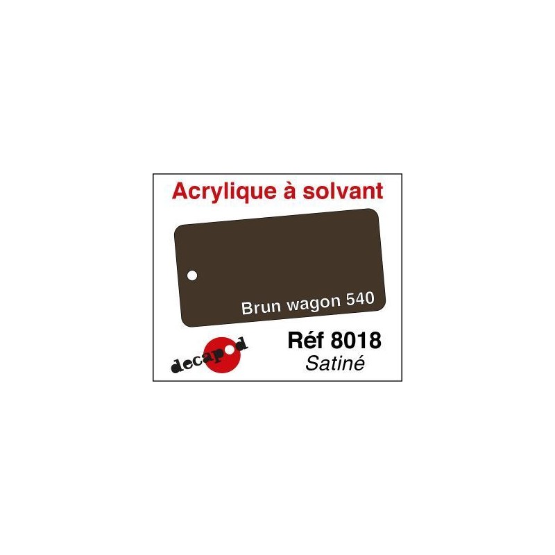 PEINTURE BRUN WAGON 540 satiné