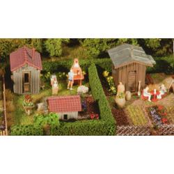 2 JARDINS OUVRIER avec cabane