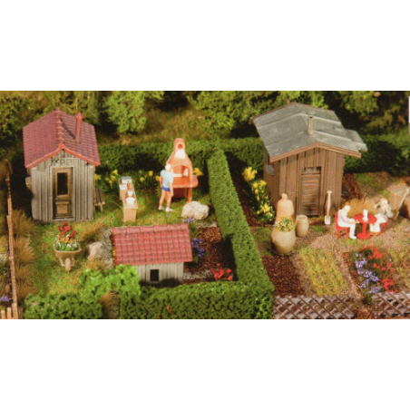 2 JARDINS OUVRIER avec cabane