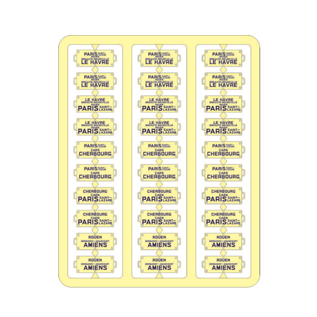 PLAQUES D'ITINÉRAIRE