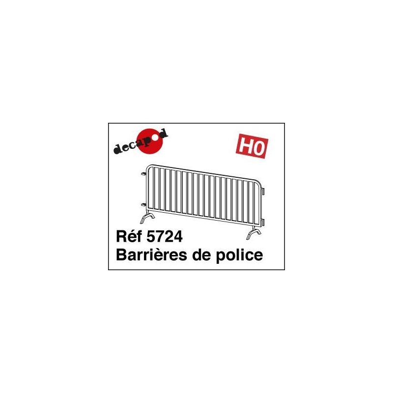 BARRIÈRES DE POLICE