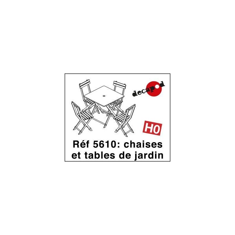 MOBILIER DE JARDIN