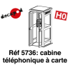CABINE TÉLÉPHONIQUE