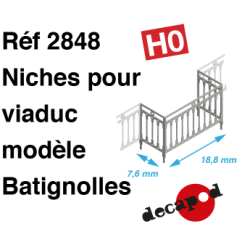 NICHES POUR VIADUC