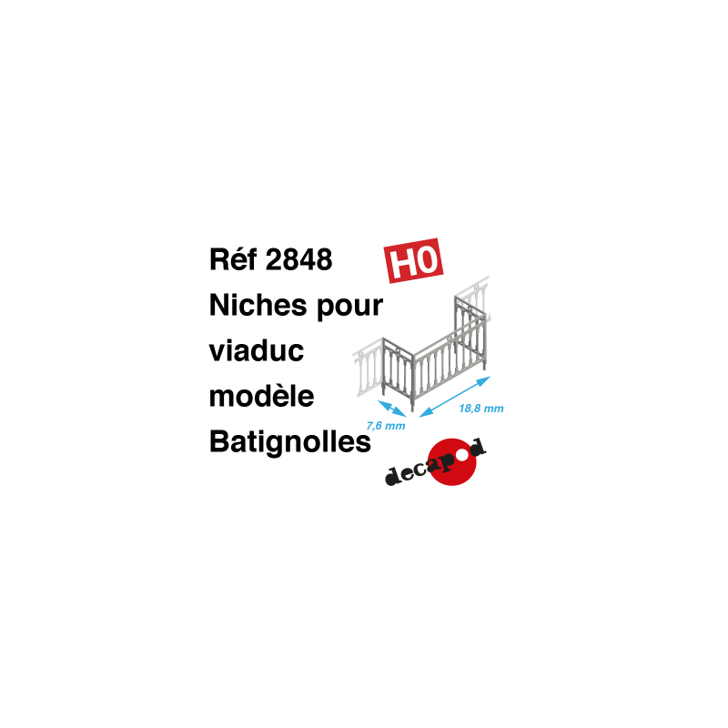NICHES POUR VIADUC