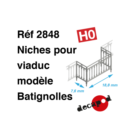 NICHES POUR VIADUC