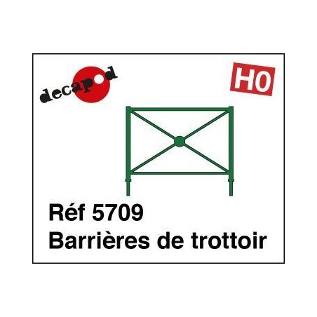 BARRIÈRES DE TROTTOIR