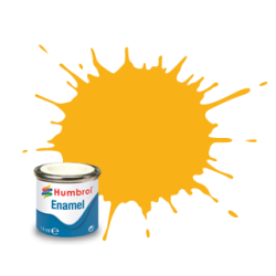 HU154 JAUNE INSIGNE  MAT